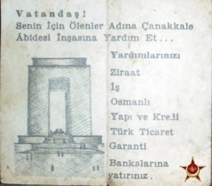 Çanakkale Şehitler Abidesi Kampanya Afişi